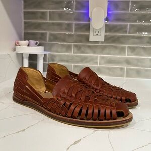Nisolo Huarache Sandal. Men’s  size 10 Color Brown